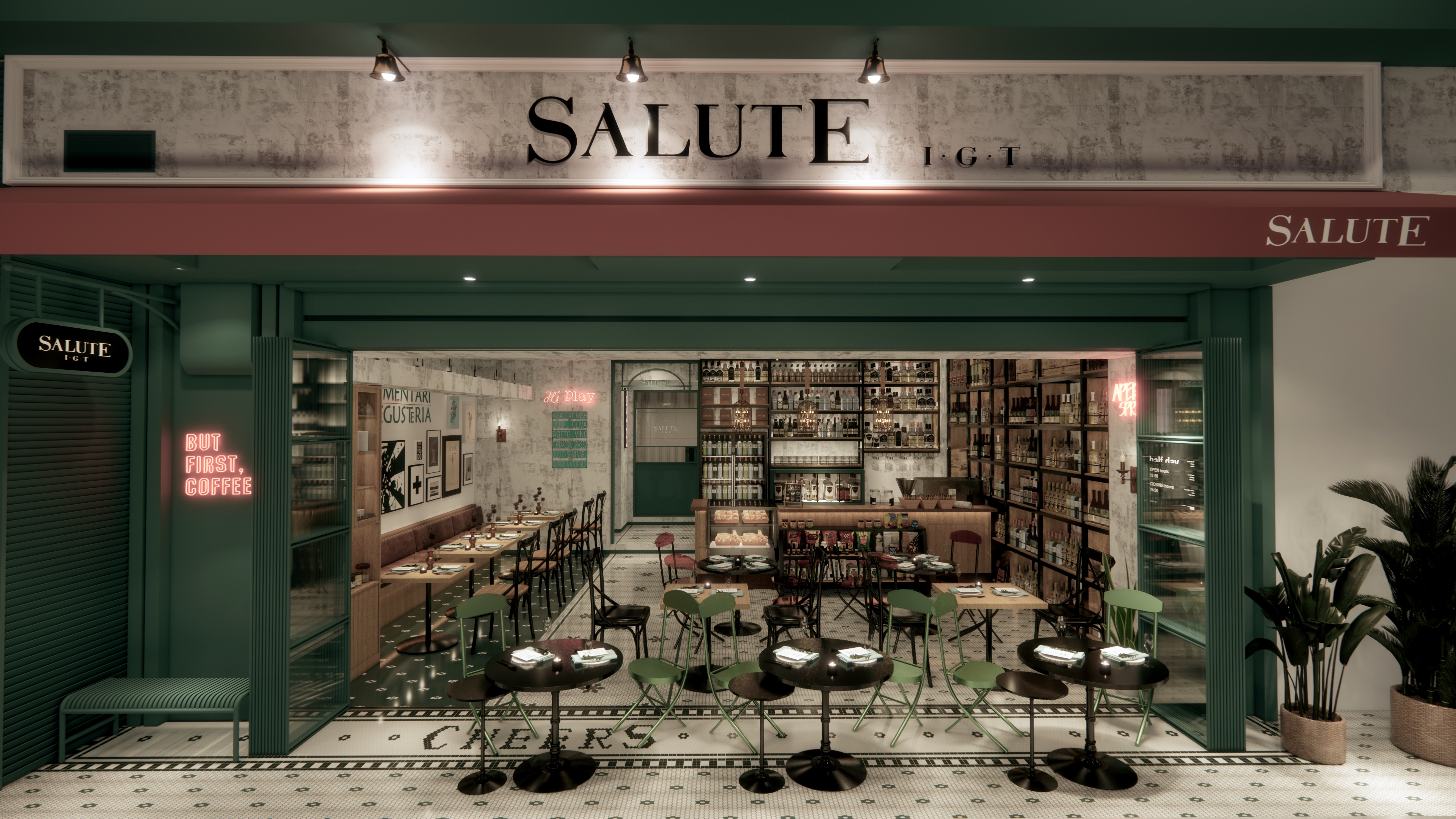 SALUTE·IGT 意式餐酒吧设计效果